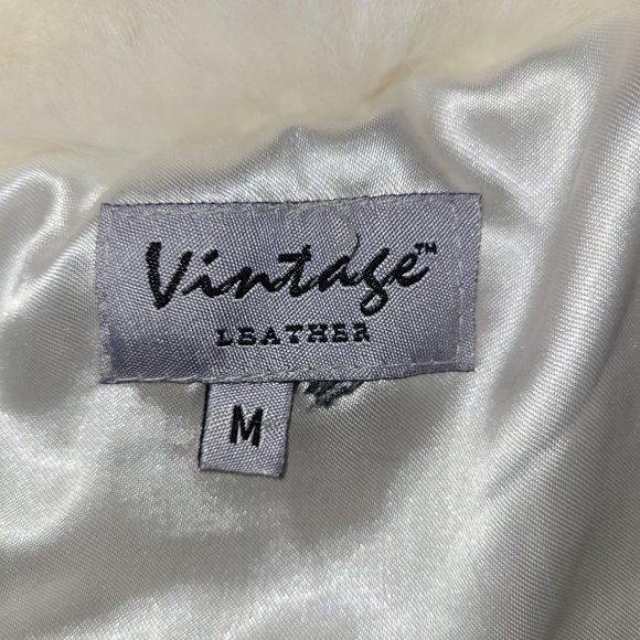 Vintage Leather Rabbit Fur Vest - Picture 3 of 4